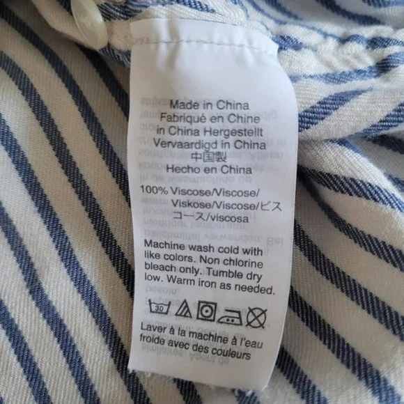 Madewell Central Shirt Dalton Stripe size small - Picture 13 of 15